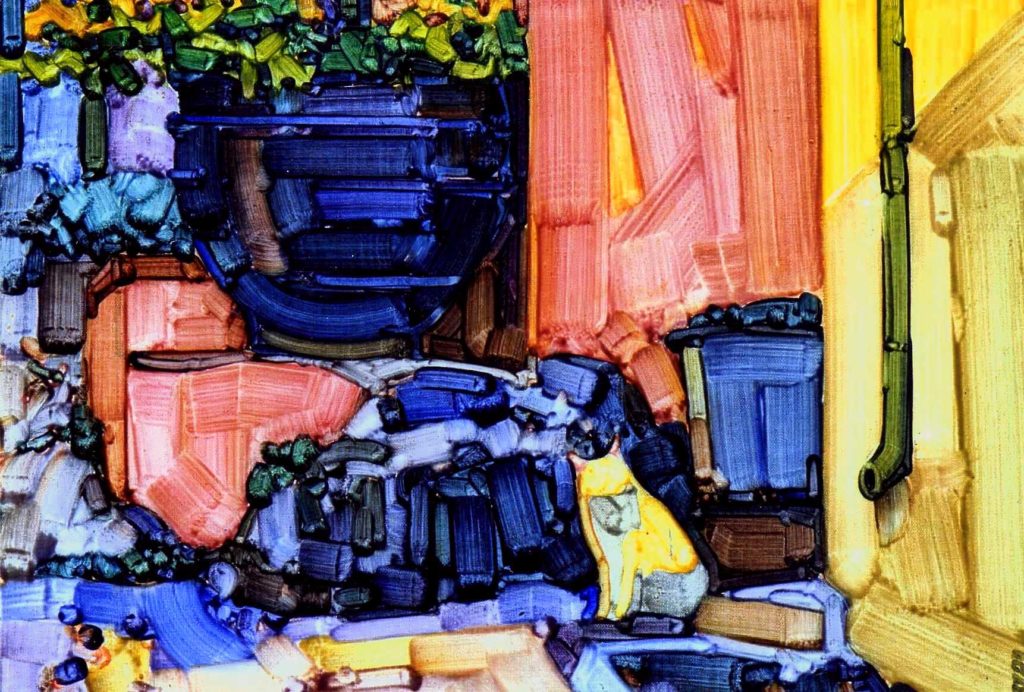 Le chat jaune